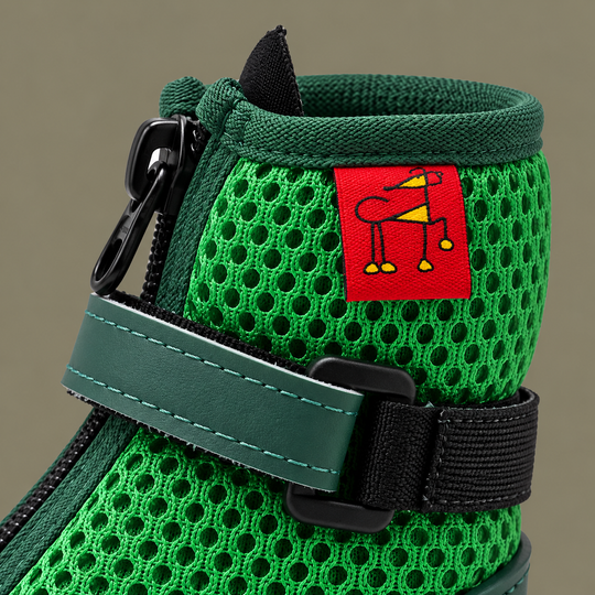 Grass Green V4 Summer Boot cuff and strap