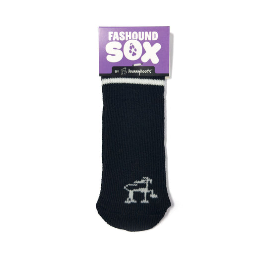 Fashound Sox Black Crew