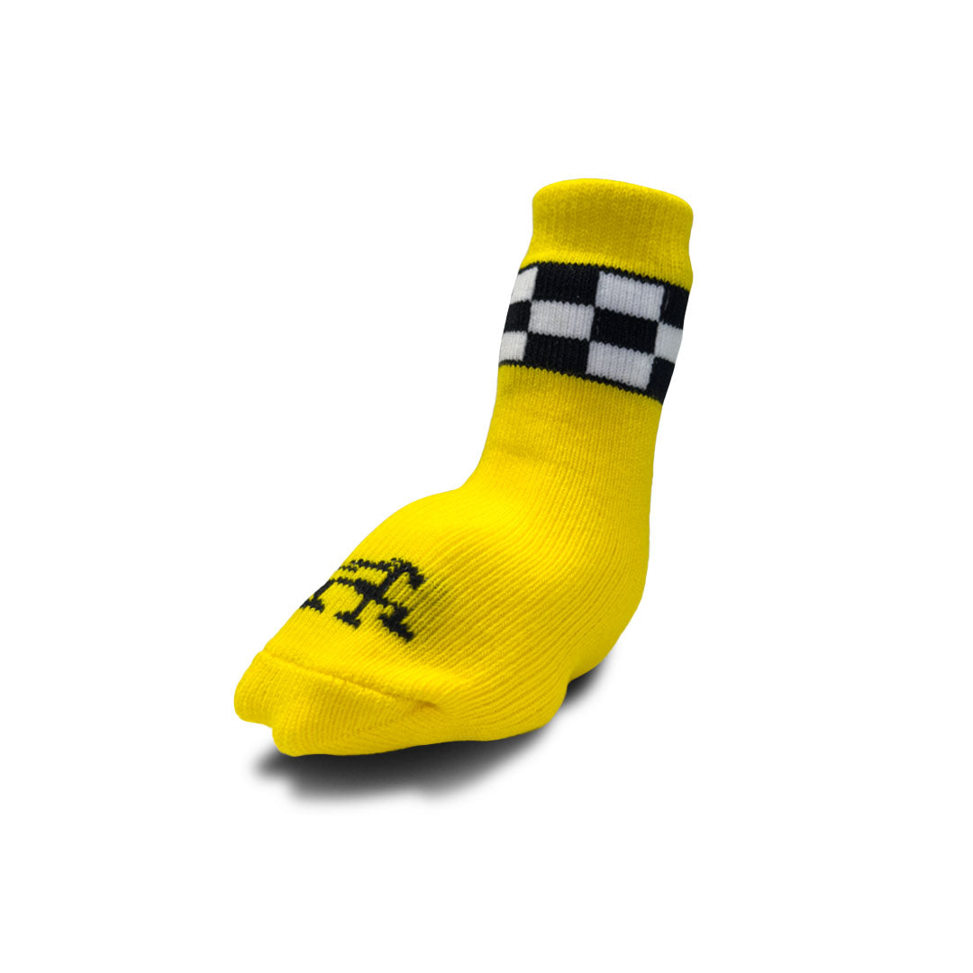 hover:Fashound Sox Yellow Black Checks Crew