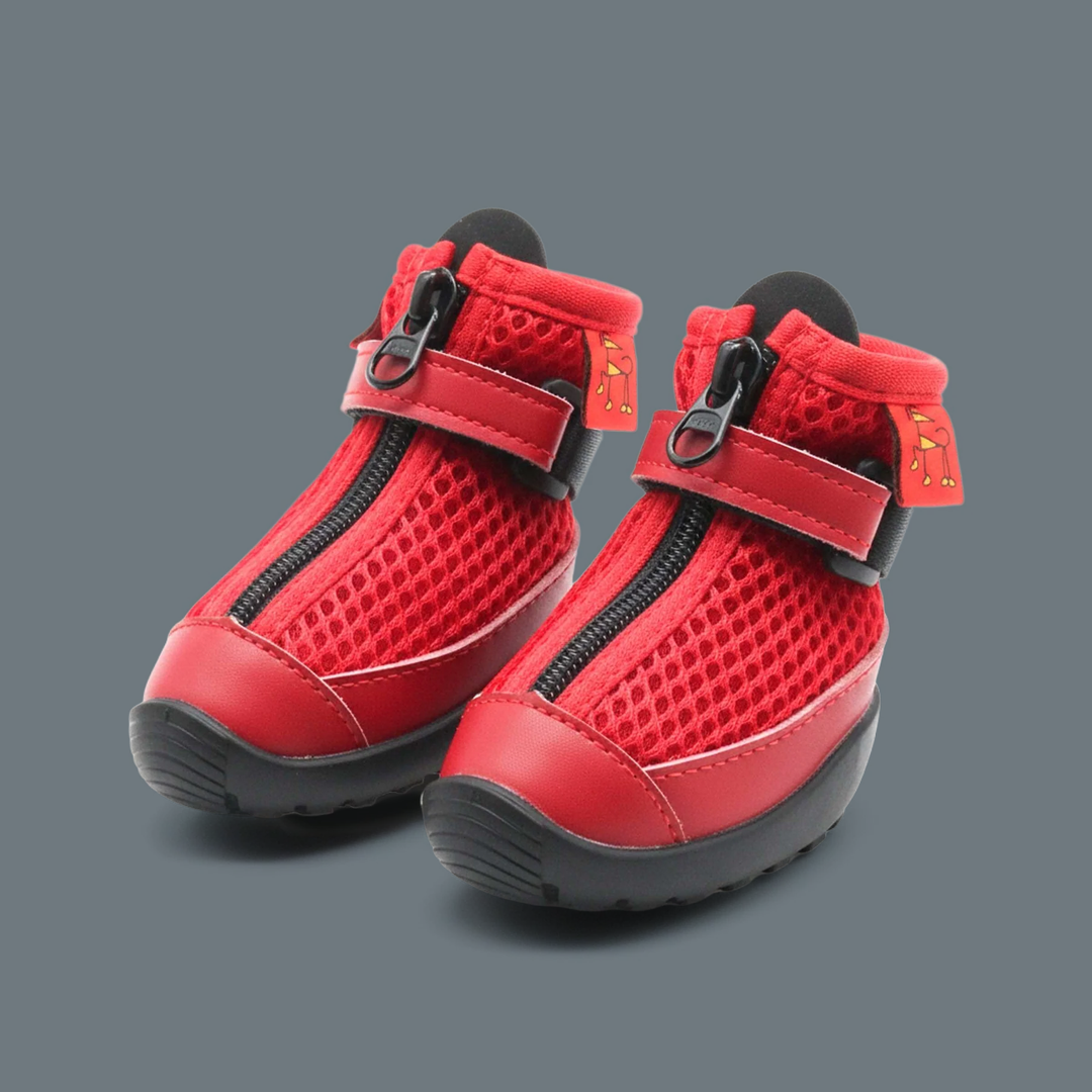 Big Red V4 Summer Boot pair