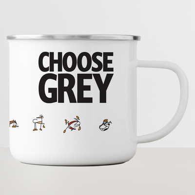 Enamel Mug - CHOOSE GREY